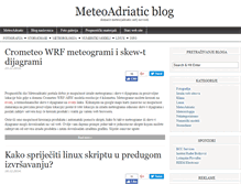 Tablet Screenshot of blog.meteoadriatic.net